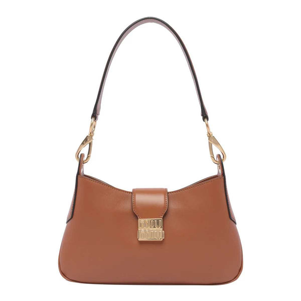 Miü Miü Miü Miü Logo Plaque Shoulder Bag