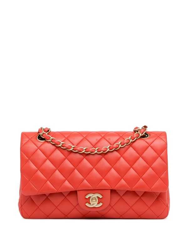 CH@NEL Pre-Owned sac porté épaule Double Flap médium