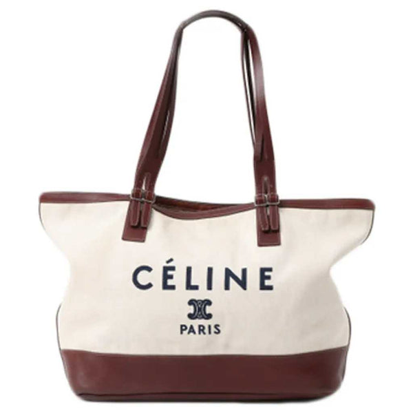 CLN Cabas en toile Triomphe Très bon état Blanc, Toile
