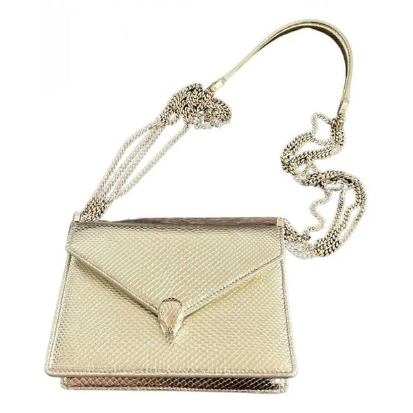 Bvlg@ri Sac bandoulière Serpenti exotique