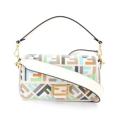 Fêndï  Sac à main Baguette Fendi Toile Multicolore