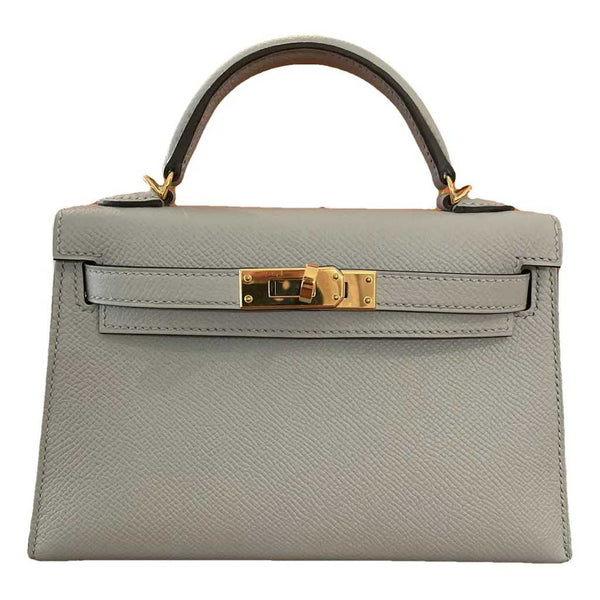 HRMS Kelly Mini Sac à main  Gris