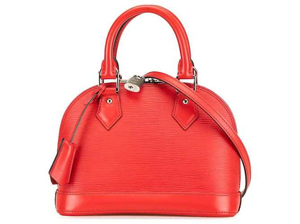 LV Sac à main Epi Alma BB rouge