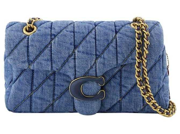 Sac à épaule Tabby 26 - Co@ch - Coton - Bleu Violet