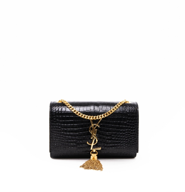 S@int Laurent Sac chaine Kate Tassel S@int Laurent exotique Noir