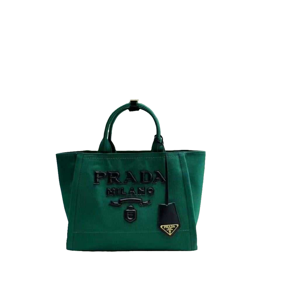 Pr@da Petit sac à main en toile de coton