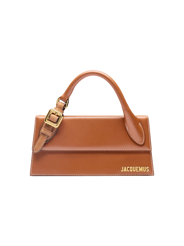 J@CQUÊMUS LE CHIQUITO LONG BOUCLE BAG LIGHT BROWN