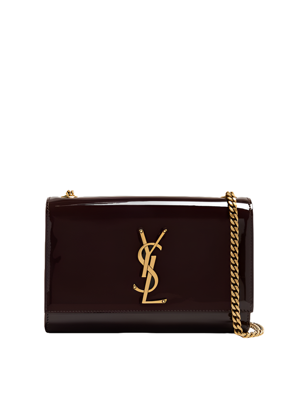 S@int L@urent Petit sac à bandoulière Kate de  « Chocolat épicé »