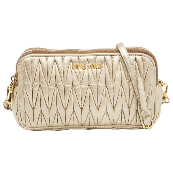 MIÛ MIÜ  Sac à main, Doré