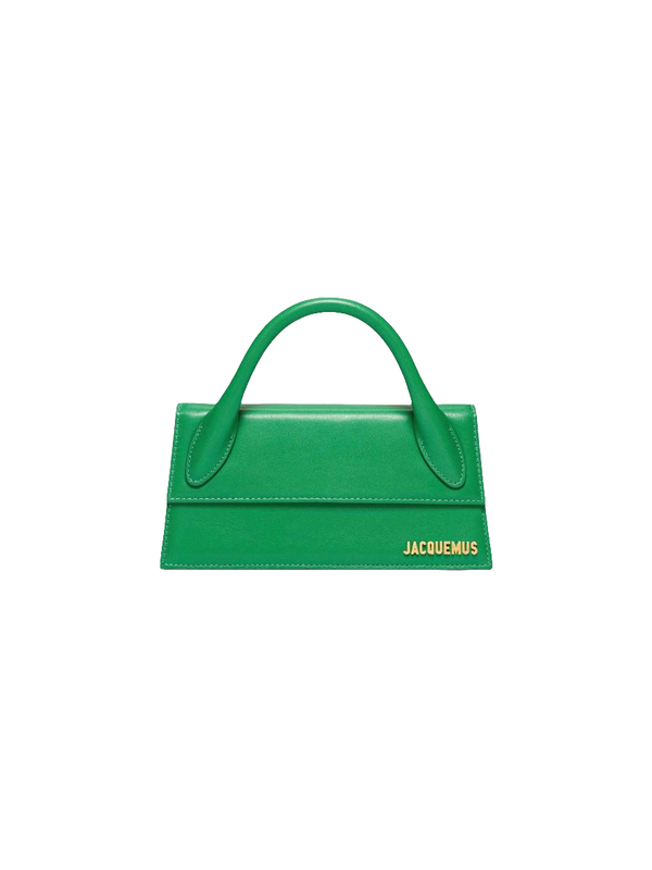 J@cquemus Sac À Main Signature Allongé Green