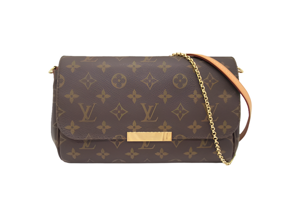 LV Favorite MM Shoulder Bag Brown