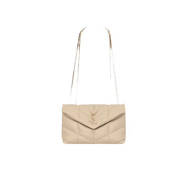 S@int L@urent Puffer toy d'agneau DARK BEIGE