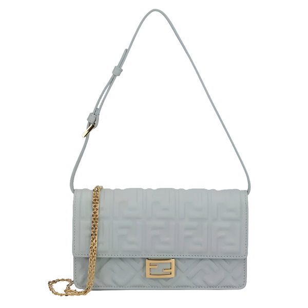 FÊNDÎ portefeuille FF Baguette à bride en chaîne