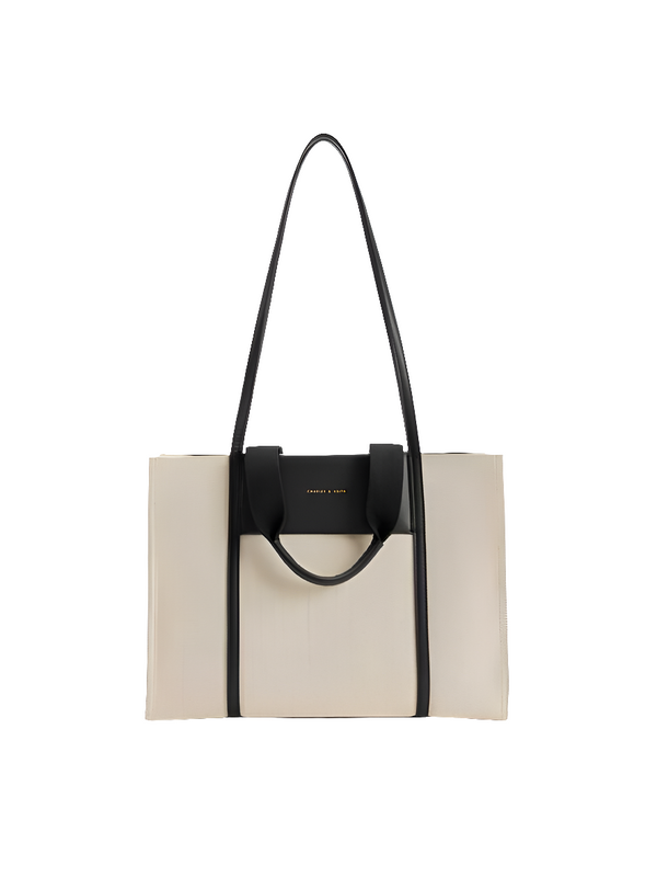 Sh@lia Canvas Tote Bag - Black
