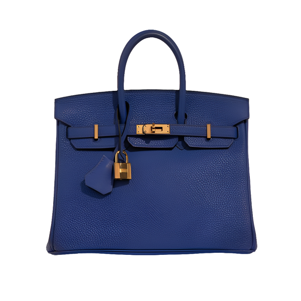 HRMS  Birkin 25 Togo Bleu Électrique