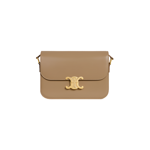 Cêlinë CLASSIQUE TRIOMPHE BAG IN shiny calfskin