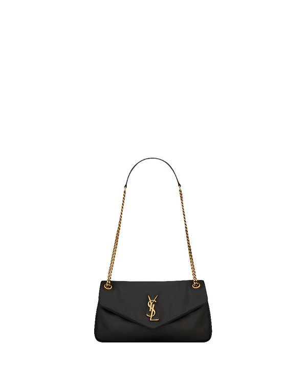 YSL CALYPSO SMALL  D'AGNEAU PLONGÉ BLACK