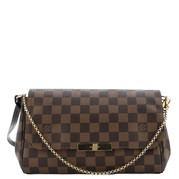 LV Sac à épaule Damier Favorite MM de Louis Vuitton Damier ebène