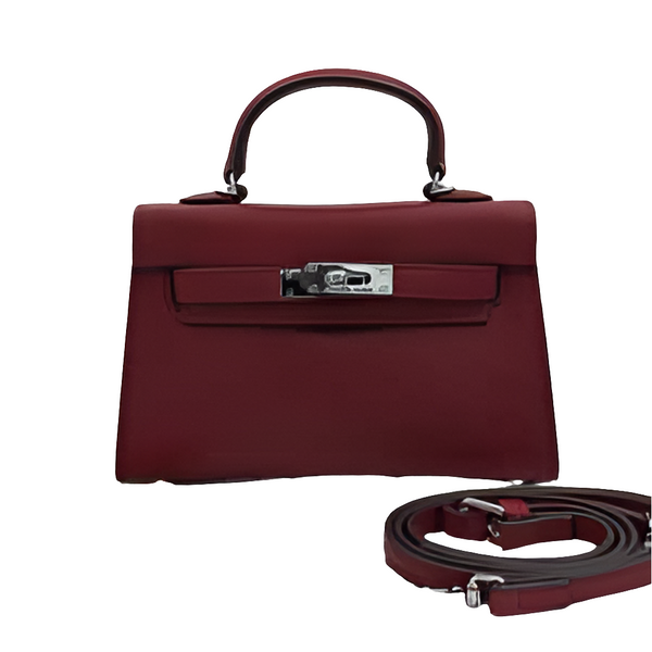 HRMS Sac à main Kelly Mini Rouge