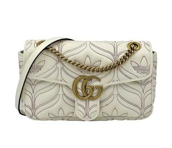 GG X Adidas Sac à main,Blanc