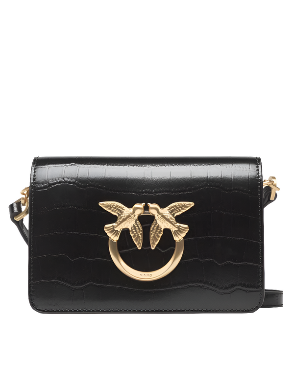 PÏNKÔ Mini sac Love Click Pure Shapes, Noir