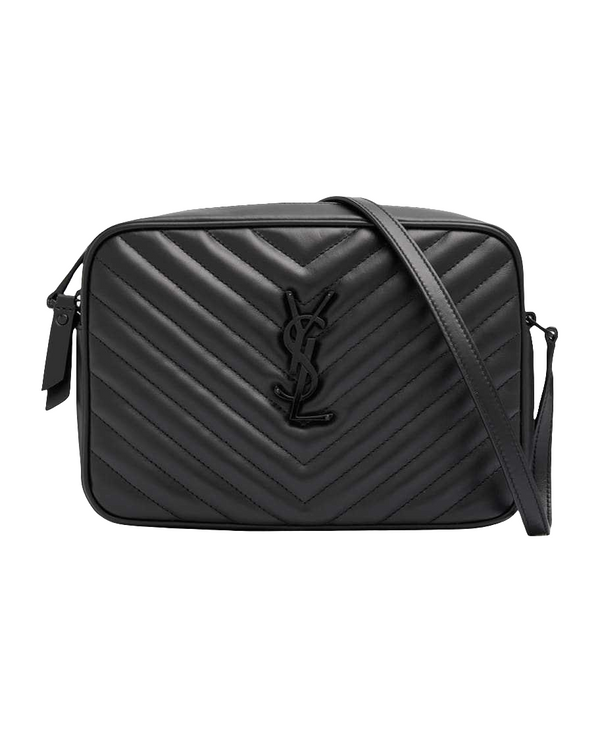 YSL Sac bandoulière Camera Lou, Très bon état  Noir