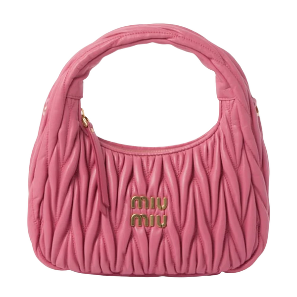 MIÛ MIÜ Sac hobo Wander  nappa matelassé