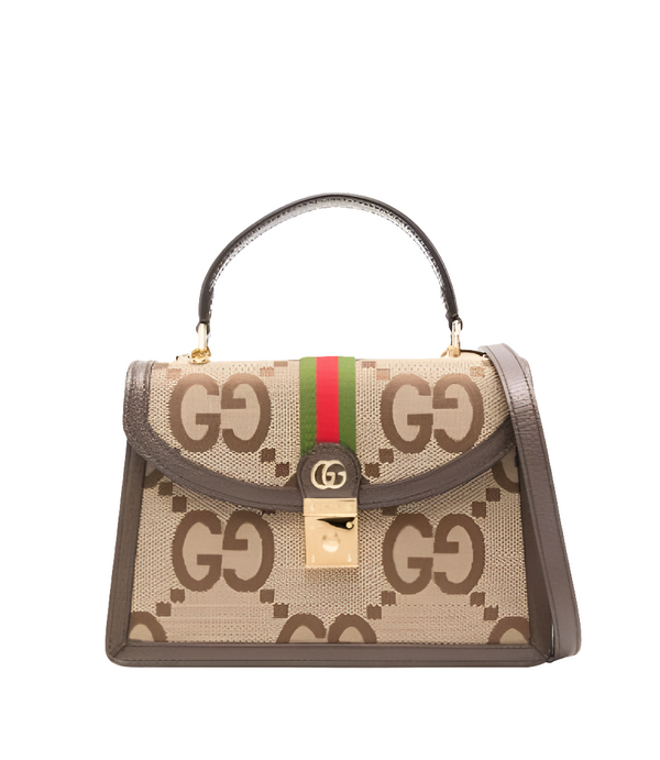 GG OPHIDIA SMALL JUMBO GG FABRIC HANDBAG
