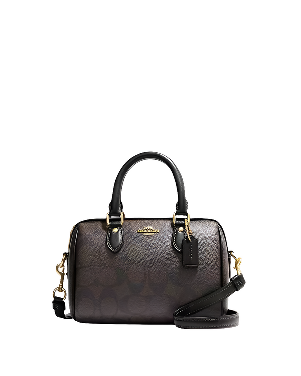 Co@ch Mini Porté Croisé Rowan En Toile Signature