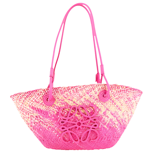 LÔËWE  Anagram Basket Rose, Paille