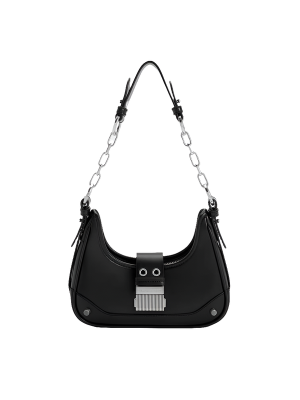 Sac hobo ceinturé Winslet - Noir