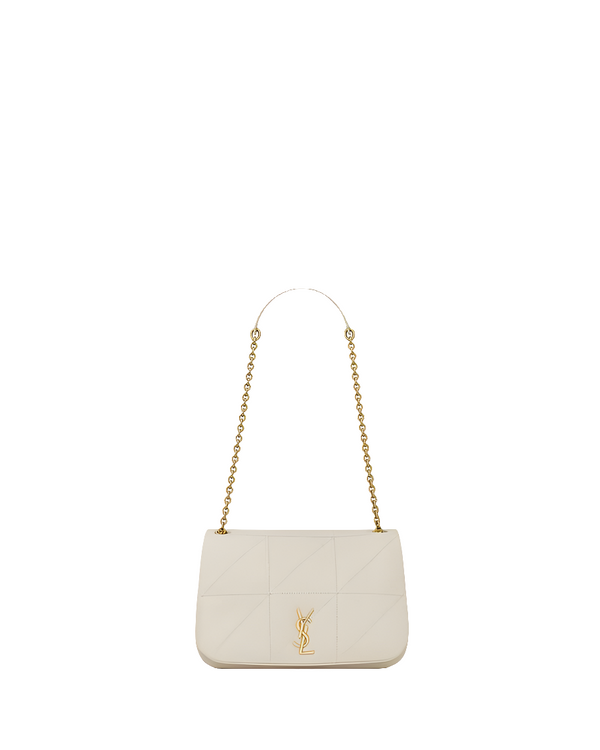 YSL JAMIE 4.3 SMALL D’AGNEAU BLANC VINTAGE