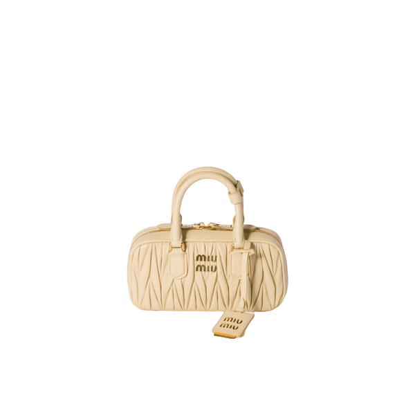 MIÛ MIÜ Mini sac Arcadie nappa matelassé