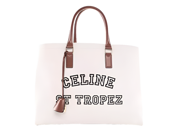 Cêlinë  Sac Cabas Grand Celine St-Tropez Toile Blanc