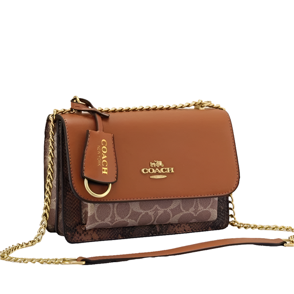 Co@ch Porté Croisé Klare En Toile Signature