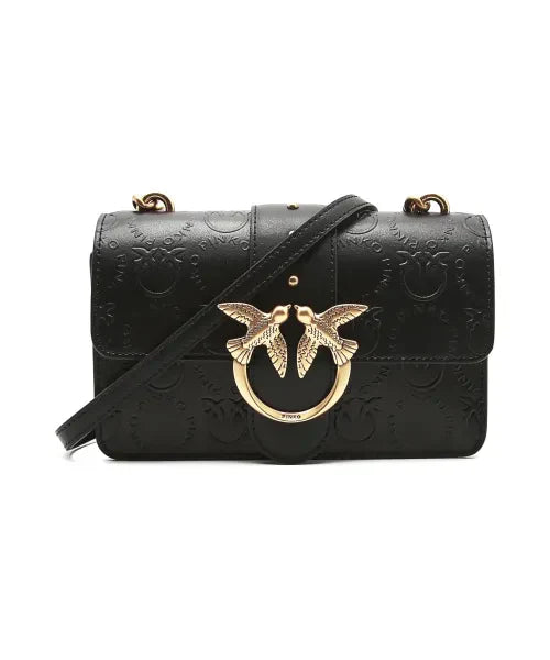 Pïnkô  Leather shoulder bag LOVE MINI ICON NEW MONOGRAM