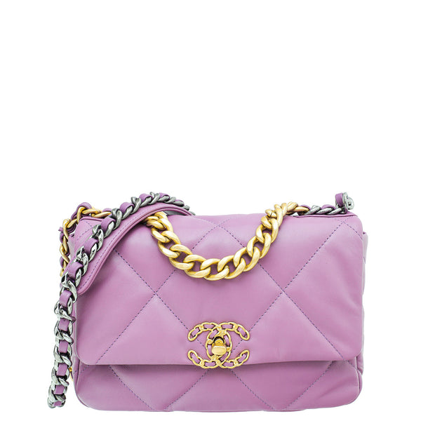 Ch@nel Purple CC 19 Small Bag