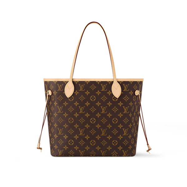 LV Cabas Neverfull en cuir  Marron